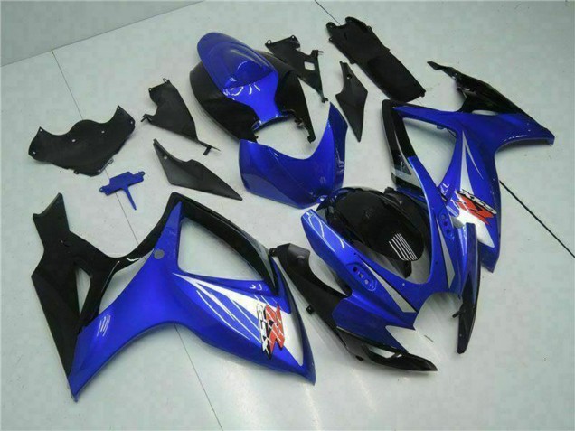 2006-2007 Suzuki GSXR 600/750 Motorcycle Fairings - Blue White Glossy Black Red UK Manufacturers