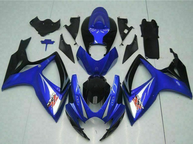 2006-2007 Suzuki GSXR 600/750 Motorcycle Fairings - Blue White Glossy Black Red UK Manufacturers