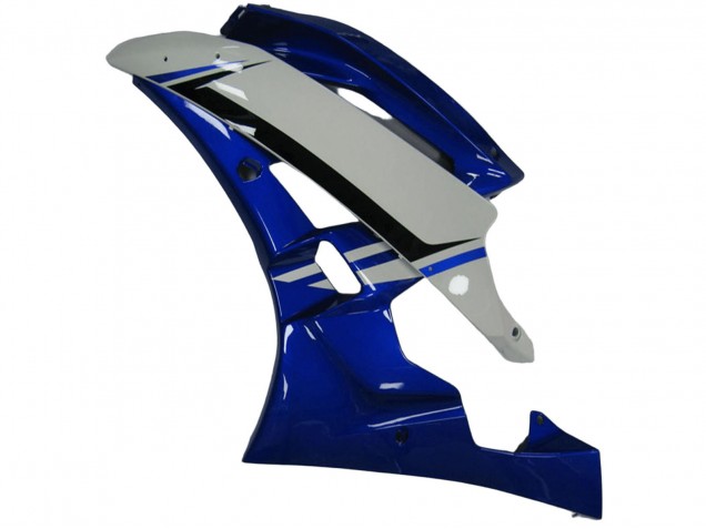 2006-2007 Yamaha YZF R6 Motorcycle Fairings - Blue White Black UK Manufacturers