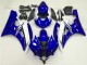 2006-2007 Yamaha YZF R6 Motorcycle Fairings - Blue White Black UK Manufacturers
