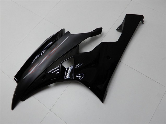 2006-2007 Yamaha YZF R6 Motorcycle Fairing Kits - Glossy Black Matte Black UK Manufacturers