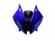 2006-2007 Yamaha YZF R6 Motorcycle Fairing - Blue Matte Black UK Manufacturers