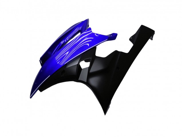 2006-2007 Yamaha YZF R6 Motorcycle Fairing - Blue Matte Black UK Manufacturers