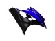 2006-2007 Yamaha YZF R6 Motorcycle Fairing - Blue Matte Black UK Manufacturers