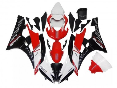 2006-2007 Yamaha YZF R6 Motorcycle Fairings - White Red Black UK Manufacturers