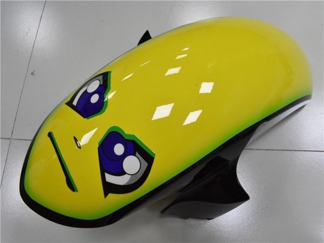 2006-2007 Yamaha YZF R6 Motorcycle Fairings - Blue Yellow Glossy Black Shark UK Manufacturers