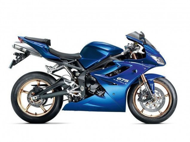 2006-2008 Triumph Daytona 675 Triple Motorcycle Fairing Kits - Blue UK Manufacturers