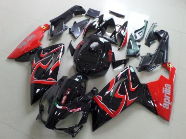 2006-2011 Aprilia RS125 Motorcycle Fairing - Glossy Black Red UK Manufacturers