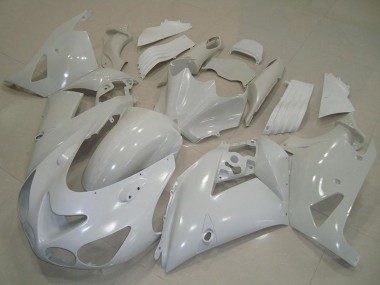 2006-2011 Kawasaki ZX14R ZZR1400 Motorcycle Fairings - White UK Manufacturers