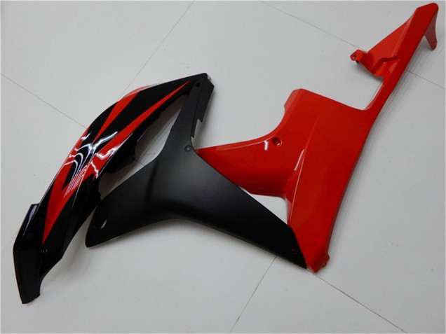 2007-2008 Honda CBR600RR Bike Fairings - Red Matte Black UK Manufacturers