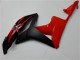 2007-2008 Honda CBR600RR Bike Fairings - Red Matte Black UK Manufacturers