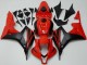 2007-2008 Honda CBR600RR Bike Fairings - Red Matte Black UK Manufacturers