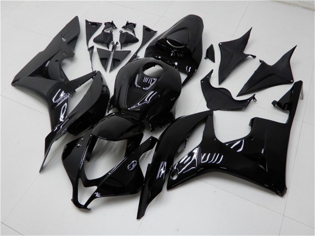 2007-2008 Honda CBR600RR Motorcycle Fairings - Glossy Black UK Manufacturers