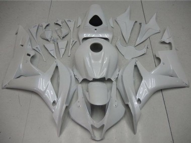 2007-2008 Honda CBR600RR Motorcycle Fairings - Pearl White UK Manufacturers