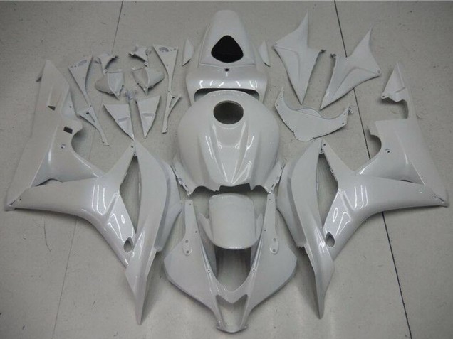 2007-2008 Honda CBR600RR Motorcycle Fairings - Pearl White UK Manufacturers