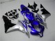 2007-2008 Honda CBR600RR Motorcycle Fairings - Silver Blue Glossy Black OEM Style UK Manufacturers