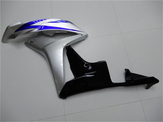 2007-2008 Honda CBR600RR Motorcycle Fairings - Silver Blue Glossy Black OEM Style UK Manufacturers