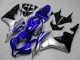 2007-2008 Honda CBR600RR Motorcycle Fairings - Silver Blue Glossy Black OEM Style UK Manufacturers