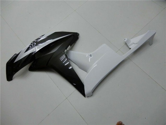 2007-2008 Honda CBR600RR Bike Fairings - White Glossy Black UK Manufacturers