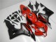 2007-2008 Honda CBR600RR Motorcycle Fairings - Red Matte Black with Decals UK Manufacturers