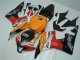 2007-2008 Honda CBR600RR Bike Fairings - Orange White Red Glossy Black Repsol UK Manufacturers