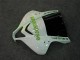2007-2008 Honda CBR600RR Motorcycle Fairing - White Green Glossy Black Hannspree UK Manufacturers