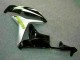 2007-2008 Honda CBR600RR Motorcycle Fairing - White Green Glossy Black Hannspree UK Manufacturers