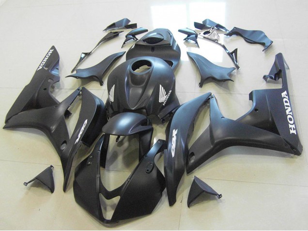 2007-2008 Honda CBR600RR Motorcycle Fairings - Matte Black UK Manufacturers
