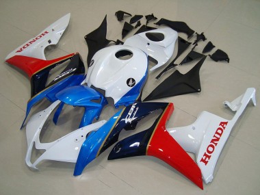 2007-2008 Honda CBR600RR Motorcycle Fairing - White Blue Red Glossy Black UK Manufacturers