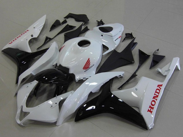 2007-2008 Honda CBR600RR Motorcycle Fairings - White Glossy Black Red UK Manufacturers