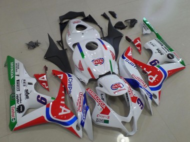 2007-2008 Honda CBR600RR Motorcycle Fairings - White Red Blue Green Pata 6 UK Manufacturers
