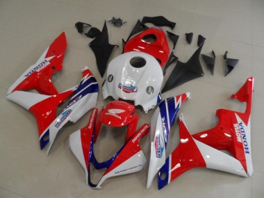 2007-2008 Honda CBR600RR Motorcycle Fairings - White Red Blue UK Manufacturers