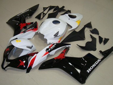 2007-2008 Honda CBR600RR Motorcycle Fairings - White Yellow Red Glossy Black UK Manufacturers