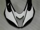 2007-2008 Kawasaki ZX6R Motorcycle Fairings - Black White UK Manufacturers