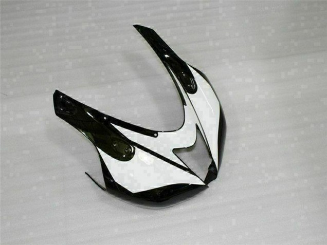 2007-2008 Kawasaki ZX6R Motorcycle Fairings - Black White UK Manufacturers