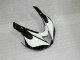 2007-2008 Kawasaki ZX6R Motorcycle Fairings - Black White UK Manufacturers