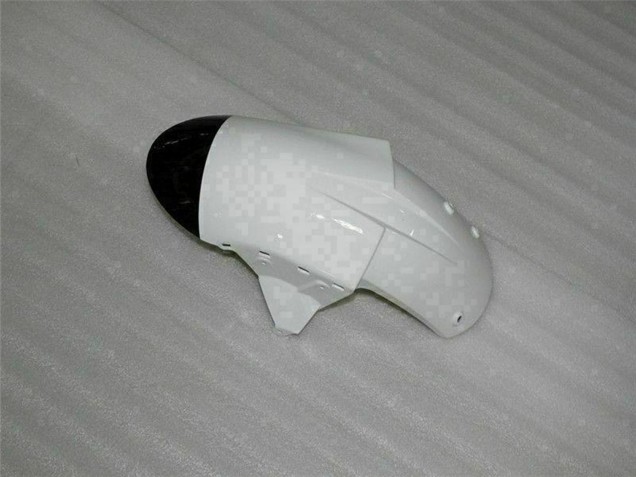 2007-2008 Kawasaki ZX6R Motorcycle Fairings - Black White UK Manufacturers