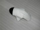 2007-2008 Kawasaki ZX6R Motorcycle Fairings - Black White UK Manufacturers