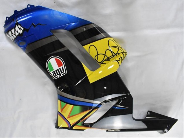 2007-2008 Kawasaki ZX6R Motorcycle Fairings - Blue Shark UK Manufacturers