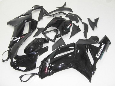 2007-2008 Kawasaki ZX6R Motorcycle Fairings - Glossy Black UK Manufacturers