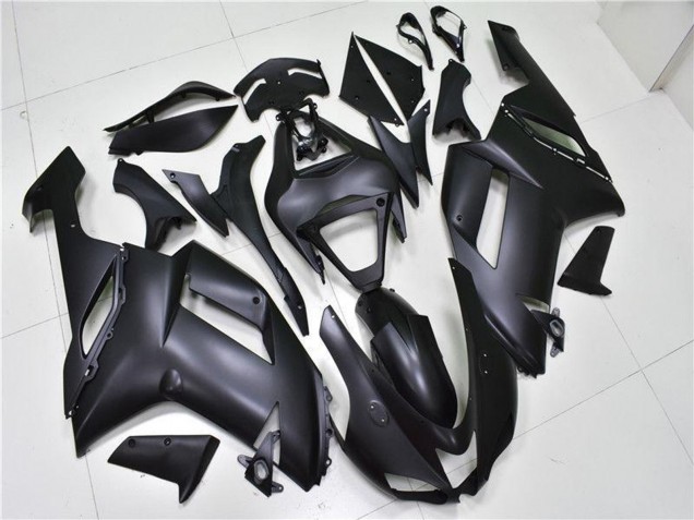 2007-2008 Kawasaki ZX6R Motorcycle Fairings - Matte Black UK Manufacturers
