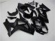 2007-2008 Suzuki GSXR 1000 Motorcycle Fairings - Glossy Black Matte Black No Decal UK Manufacturers
