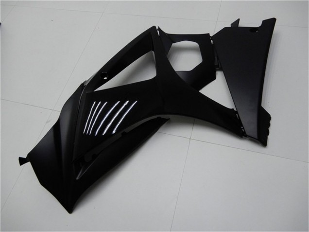 2007-2008 Suzuki GSXR 1000 Motorcycle Fairings - Glossy Black Matte Black No Decal UK Manufacturers