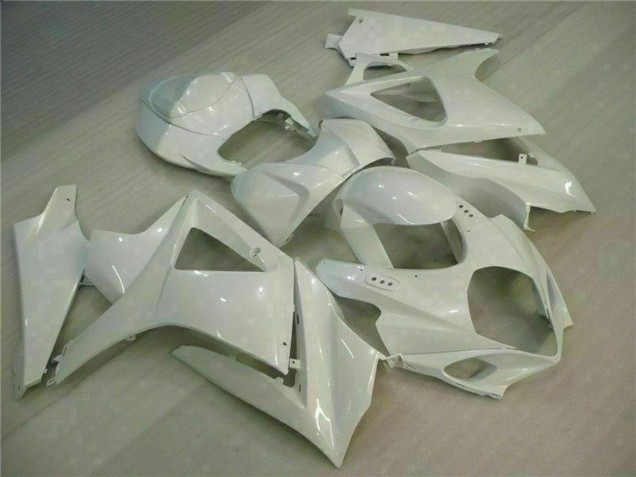 2007-2008 Suzuki GSXR 1000 Motorcycle Fairings - White UK Manufacturers