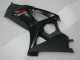 2007-2008 Suzuki GSXR 1000 Motorcycle Fairings - Glossy Black Matte Black Red UK Manufacturers
