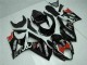 2007-2008 Suzuki GSXR 1000 Motorcycle Fairings - Glossy Black Red White UK Manufacturers