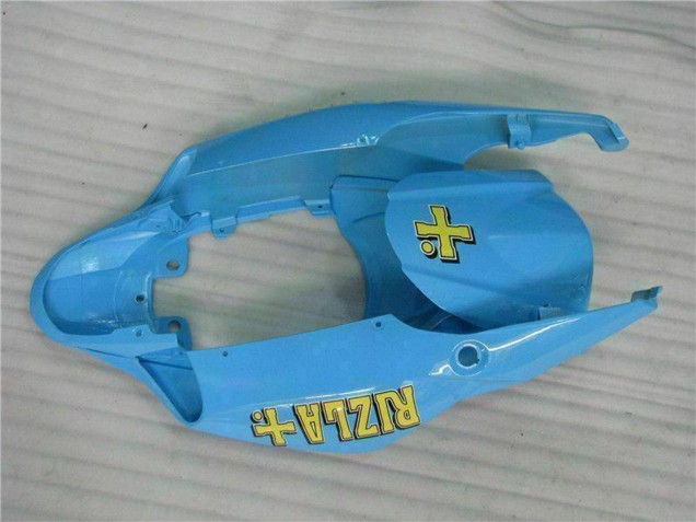 2007-2008 Suzuki GSXR 1000 Motorcycle Fairing Kits - Blue Gold Black Rizla UK Manufacturers