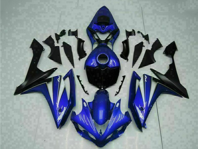 2007-2008 Yamaha YZF R1 Motorcycle Fairing - Blue White Black UK Manufacturers
