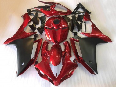 2007-2008 Yamaha YZF R1 Motorcycle Fairings - Red Matte Black UK Manufacturers
