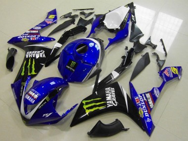 2007-2008 Yamaha YZF R1 Motorcycle Fairings - White Blue Black Green Monster UK Manufacturers